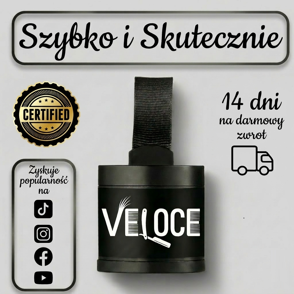 Veloce Puder do włosów